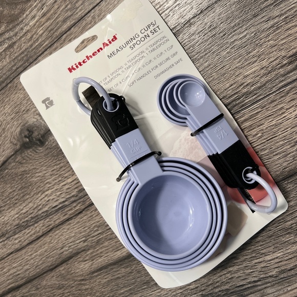 🆕️ KitchenAid Lavender 9 pieces Measuring Cups and Spoons Set new - Picture 2 of 3